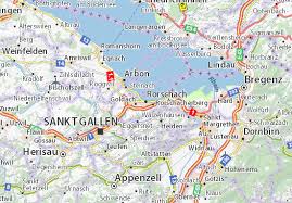 Die interaktive karte von st. Michelin Rorschach Map Viamichelin
