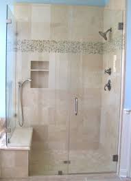 Love Light Shower Color Small Tile Accent Strip Frameless Shower Doors Glass Shower Enclosures Custom Shower Doors