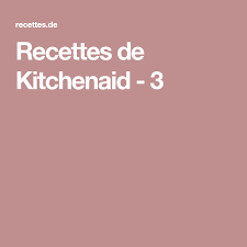 Epingle Sur Kitchenaid