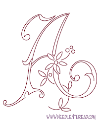 Christmas club free designs gift certificates thread exchange happy hour & vip. Free Pattern Monogram For Hand Embroidery Needlenthread Com