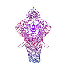 Businesses can use it to highlight their products, services, etc. Boho Elephant Pattern Floral Royalty Free Vector Image
