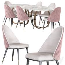 3d Models Table Chair Convivio Dining Table And Diva Chair By Capital Dining Set Chair Table And Chairs Furniture Chair