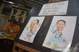 All about drawing, gambar media kertas, jasa lukis karikatur, jasa lukis wajah, karikatur dosen / guru. Karikatur Gratis Bagi Pahlawan Kemanusiaan Covid 19 Antara News