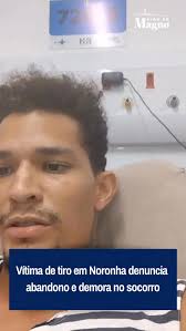 Em vídeo gravado no Hospital da Restauração, no Recife, o morador de  Fernando de Noronha Emmanuel Pedro Gonçalves Apory, de 25 anos, falou pela  primeira vez sobre a tentativa de homicídio que sofreu ...