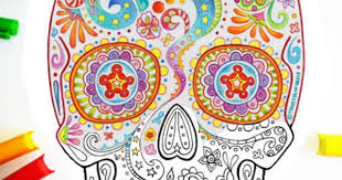 Please note that this is a limitation of your printer and not something wrong with the pdf. Sugar Skull Coloring Pages 21 Printable Pdf Blank Sugar Diy Crafts At Repinned Net