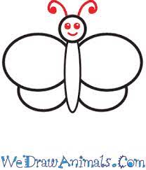 These butterflies are only waiting for pretty colors to take live and to fly ! How To Draw A Simple Butterfly For Kids