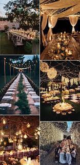 Trending Night Wedding Reception Ideas With Stunning Lights Night Wedding Reception Outdoor Night Wedding Outdoor Wedding Decorations