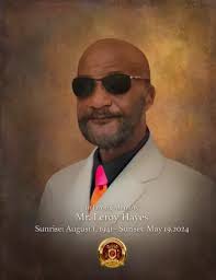 Obituary information for Mr. Leroy Hayes