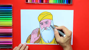 Learn step by step drawing tutorial. How To Draw Guru Arjan Dev Ji 5th Guru Of Sikhism Youtube