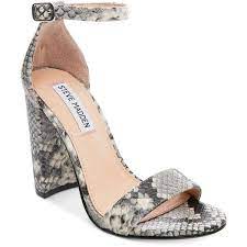 Steve madden metallic snake print slip on sneakers steve madden snake python print safary slip on sneaker 7.5 new no box. Steve Madden Women S Carrson Block Heel Sandals 90 Liked On Polyvore Featuring Shoes Sandals Snake Snake Skin Shoes Nordstrom Heels Ankle Strap Sandals