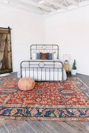 Bedroom Styled By Loom Kiln Red Rug Bedroom Bedroom Rug Rugs In Living Room