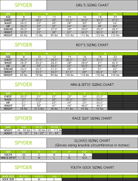 Spyder Helmet Size Chart Www Bedowntowndaytona Com