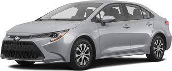 The term blue book value might refer to the kelley blue book value, but is often used as a generic expression for a given vehicle's market value. 2020 Toyota Corolla Hybrid Reviews Pricing Specs Kelley Blue Book