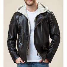Gayle Distressed Brown Hooded Biker Leather Jacket Brown Leather Jacket For Men In 2020 Leather Jacket Men Leather Jacket Biker Leather