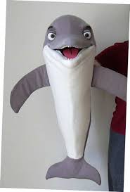 Dolphin Foam Puppet Puppets Puppets Diy Dolphin Craft