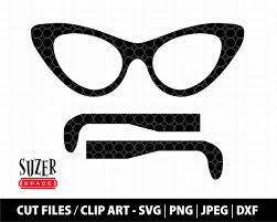 Cat Eye Glasses Svg Design Cat Eye Sunglass Svg Oversize Etsy Cat Eye Glasses Oversized Cat Eye Glasses Glasses