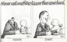 Never Eat Anything Bigger Than Your Head Learning Logo Science Fiction Art Cartoon