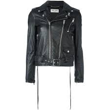 Saint Laurent Leather Jacket 3 920 Liked On Polyvore Featuring Outerwear Jackets Black Rider Leather Jacket Leather Jacket Jackets Real Leather Jacket
