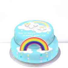 Who wont like to have an airlines on his name? Bakerdays New Baby Cakes Personalised New Born Gifts Bakerdays