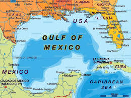 Map Of The Gulf Of Mexico Gulf Of Mexico Mexico Gulf Coast