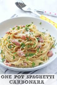One Pot Spaghetti Carbonara My Fussy Eater Easy Kids Recipes Recipe Recipes Meals Family Meals