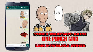 Download pokemon stickers for whatsapp. Stiker Whatsapp Anime One Punch Man Link Download Youtube