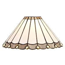 5 out of 5 stars. Tiffany Easy Fit Pendant Shade In White And Grey Finish
