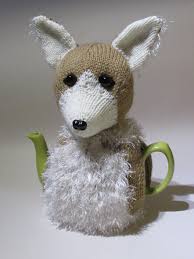 Where are you going without me. Welsh Corgi Tea Cosy Knitting Pattern