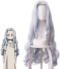 Check spelling or type a new query. Anime Eri Cosplay Wig My Hero Academia Cosplay Costume Long Wavy Curly Blue Gray Hair Women Girls Party Wigs Amazon Co Uk Beauty