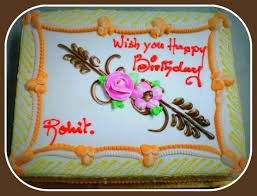 Happy Birthday Song Status For Brother Happy Birthday Rohit Wishes Cake Images Wishes Quotes Sms Birthday Cake For Brother Cool Birthday Cakes Happy Birthday Cake Images