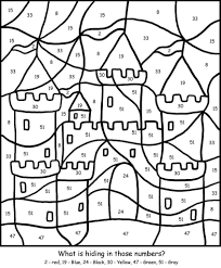 Download this premium vector about cute coloring for kids with numbers, and discover more than 11 million professional graphic resources on freepik. Free Printable Color By Number Coloring Pages Best Coloring Pages For Kids