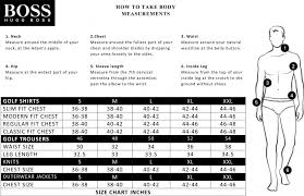 Hugo Boss Green Size Chart The Burgess Hill Golf Centre