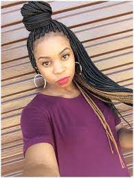Cornrows Boxbraiding Haircut Two Color Box Braids Click Now For Info Box Braids Hairstyles Hair Styles Braided Hairstyles