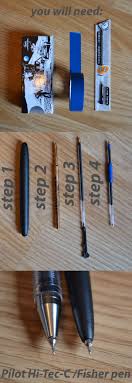 Diy Hack A Hi Tech Refill To Fit A Fisher Space Pen Kobber