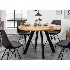 Vous voulez acheter une nouvelle table à manger et choisir celle qui est la mieux adaptée à vos besoins, mais que par contre vous manquiez de temps pour visiter le guide d'achat que nous mettons à votre disposition ? Table De Salle A Manger Ronde Bois Massif Manguier Et Pied Metal Cbc Meubles