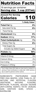 2 Gallons Fruit Cereal Muscleegg Cage Free Egg Whites