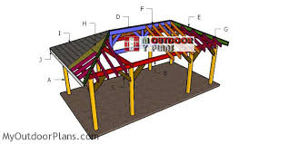 Find carport for sale near you or sell to local buyers. 12x24 Carport Hip Roof Plans Myoutdoorplans Free Woodworking Plans And Projects Diy Shed Wooden Playhouse Pergola Bbq