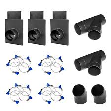 Introducing the dust collection fittings network by powertec. Amazon Com Powertec 70200 2 1 2 Dust Collection Fittings Kit Three Machine Assortment Home Improvement