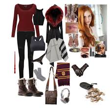 A J Sneaks To Hogsmeade And Meets Up With Harry Hermione And Ron After They Find Out Sirius Black Killed Harry S Pa Clothes Design Polyvore Outfits Outfits