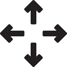 Zoom Directions Vector SVG Icon - SVG Repo