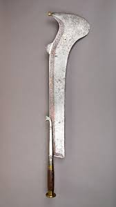 This is a Rāmdāo, a traditional sacrificial sword used in the Hindu ritual  sacrifice of animals. Zodd's Kushan sword is based on this weapon. : r/ Berserk