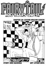 Otaku Nuts Fairy Tail 100 Year Quest Chapters 39 And 40 Review Cocoon Dragon Coocoo And Thicker Than Blood