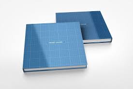 Square Photobook Mock Up Photo Book Book Design Colorful Backgrounds