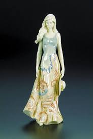 Oceania Porcelain Lady Figurine Large Benaya Ceramic Art