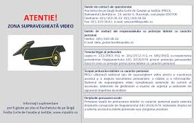 Parchetul de pe langa inalta curte de casatie si justitie bucuresti bdul libertatii nr. Https Www Mpublic Ro Sites Default Files Pdf Informare Supraveghere Video Pdf