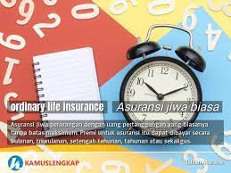 Financial service in milan, italy. Arti Kata Ordinary Life Insurance Asuransi Jiwa Biasa Dalam Kamus Istilah Asuransi Terjemahan