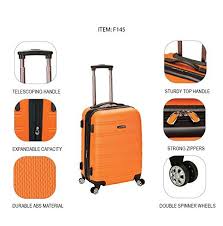 Amazon Com Rockland Luggage Melbourne 20 Inch Expandable Carry On Purple One Size Carry Ons Rockland Luggage Luggage Black Friday Luggage