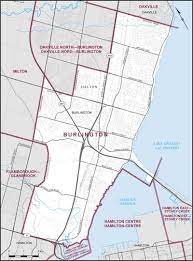 City Of Burlington Map Burlington | Maps Corner | Elections Canada Online