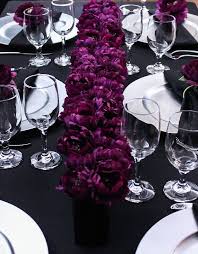 Miami Party Crashers Red Table Decorations Long Table Centerpieces Black Centerpieces