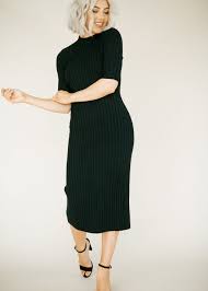Nadine Ribbed Sweater Dress Sweater Dress Fitted Dress Modest Dress Classy Dress Winter Style Pa Modest Formal Dresses Ribbed Sweater Dress Comfy Dresses